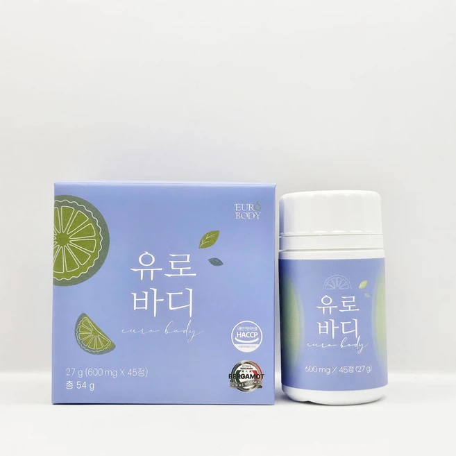 본사출고 유로바디 베르가못, 1개, 90정 - 쿠팡