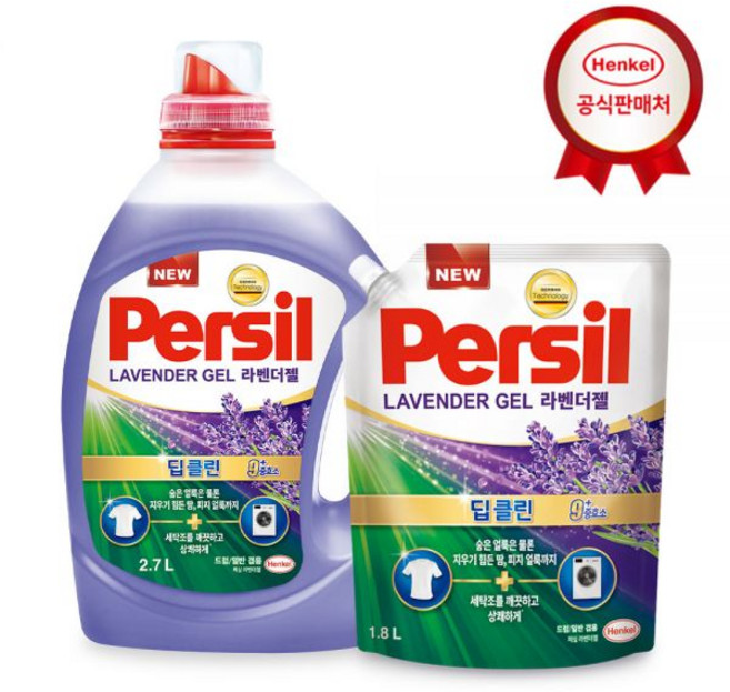 헨켈 세탁세제 퍼실 라벤더 2.7L+1.8L 겸용 213207