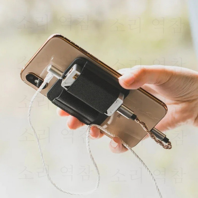 SHANLING 자력 흡인력 보호 가죽 케이스는 휴대폰 ua3 ua4 ua1 plus ua2 plus ua1s에서 사용할 수 있다, black
