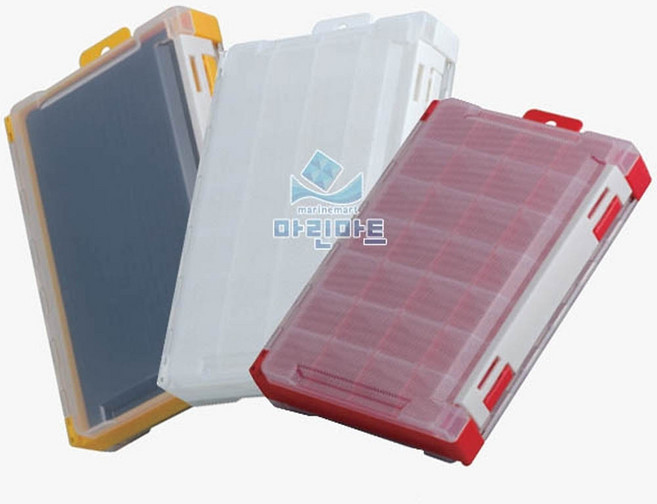 메이호 런건 케이스 3010W-1 3010W-2 양면 태클박스 낚시소품, 1개