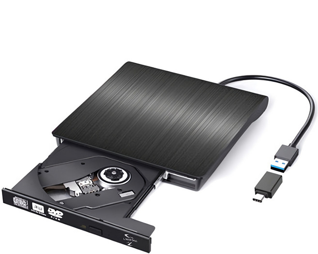 림스테일 USB 3.0 DVD RW 멀티 외장형 ODD + C타입 젠더 세트, LM-19(BK), 1개