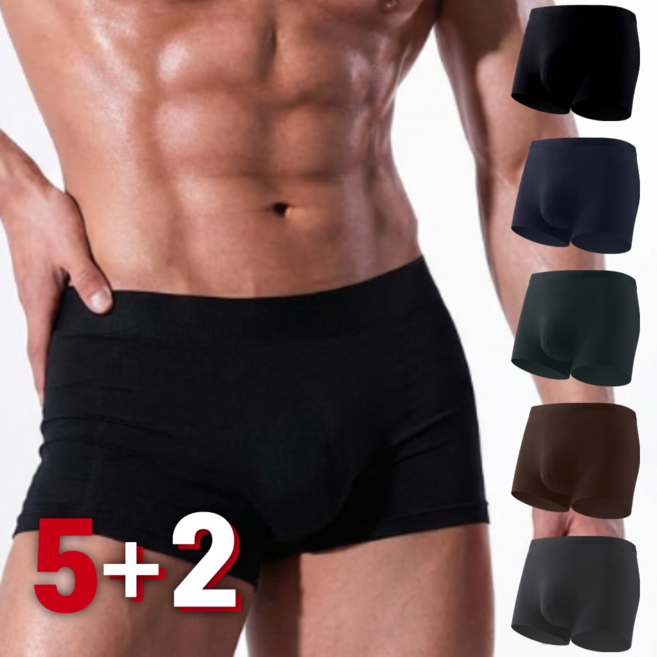 에어프리즘 남자팬티 5+2 기능성 남성 속옷 세트
