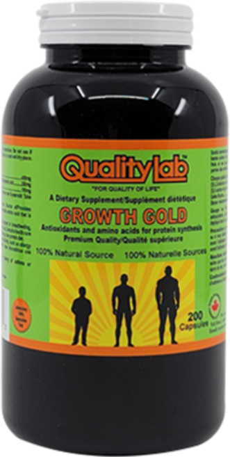 캐나다 퀄리티랩 그로스 골드 성장호르몬GHR 200캡슐, 200정, 1개