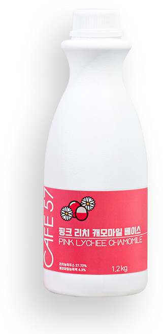 카페57 상온 핑크리치 캐모마일 베이스 1.2kg, 1개, 1L