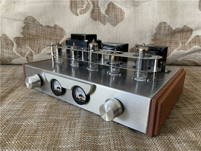 진공관 앰프 엠프 정류기 키트 증폭기 사운드 스피커 완제품 자작 진공관앰프, 6P1 듀얼 내장 완제품, 기본 색상