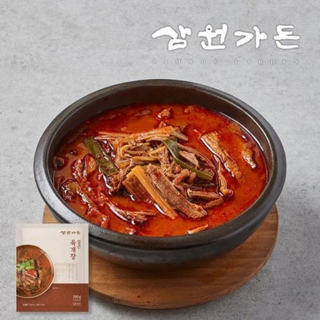 삼원가든 얼큰육개장 350g x 4팩, 4개