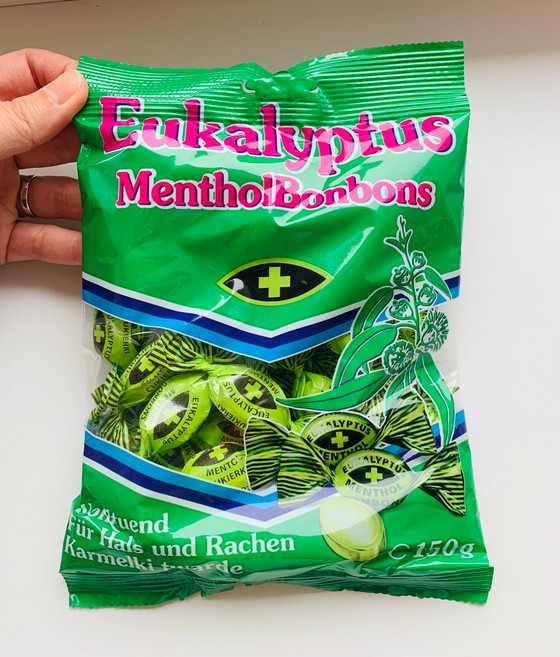 유칼립투스 목캔디 오리지널 대용량 유칼립투스 캔디 150g, 1개