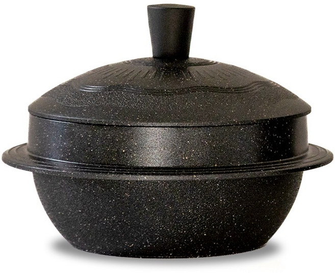 키친아트 국내생산 인덕션 오페라 가마솥, 1개, 블랙, 20cm