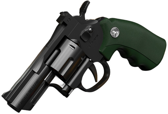 左輪軟彈槍 專用子彈彈殼套組, 【短款A 黑綠色】, 1個