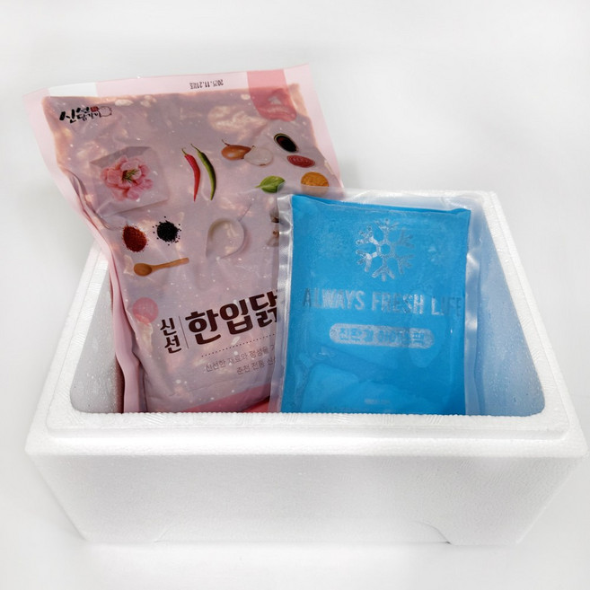 신선닭갈비 신선 한입 닭갈비, (매운맛) 한입 닭갈비, 1개, 1kg