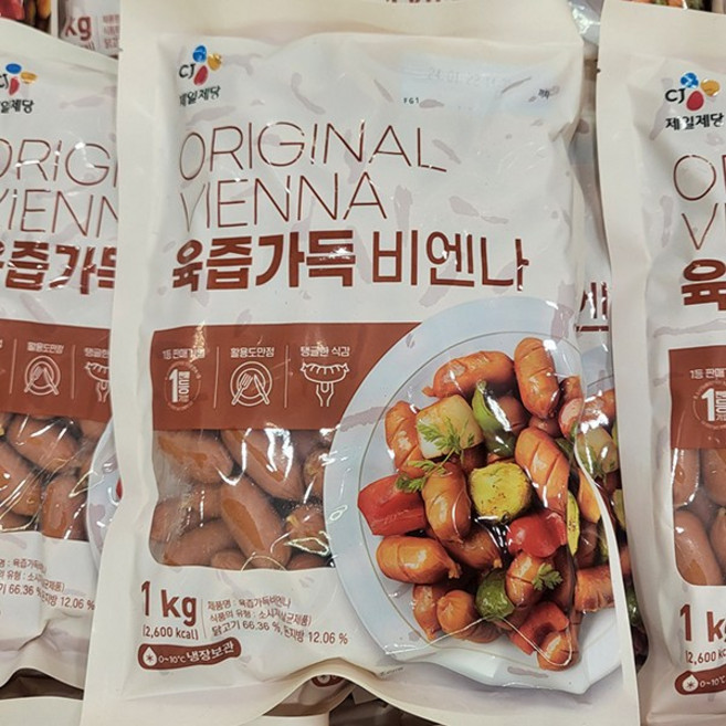 CJ 육즙가득 비엔나, 1개, 1kg