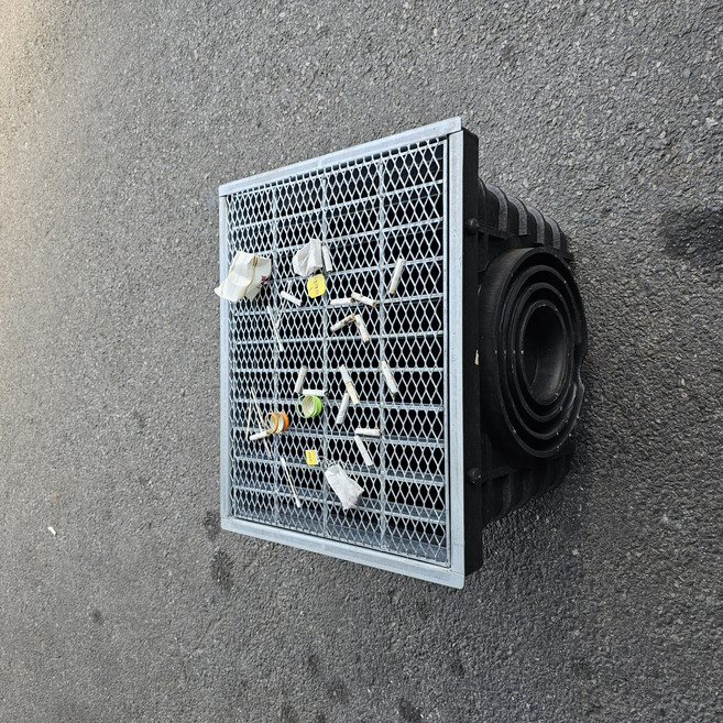 대명건축자재 아연도금 ex망 낙엽 거름망 방지망 그레이팅 덮개, 1개