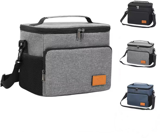 휴니프 보온보냉 가방 보냉백 피크닉 여행 캠핑 쿨러백 10L 중형, 그레이 중형, 1개