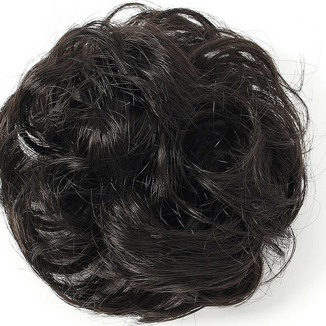 제이원잡화점 똥머리 간편착용 볼륨업 언니네가발 당발 헤어망가발 웨딩가발