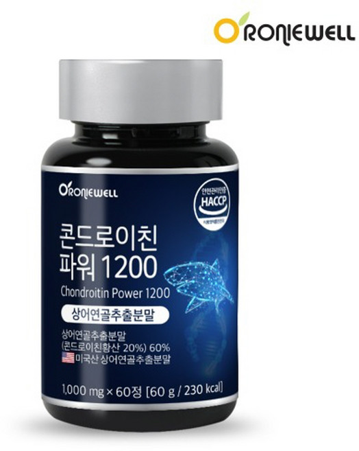 상어연골 콘드로이친 1200 맥스, 1개, 60정
