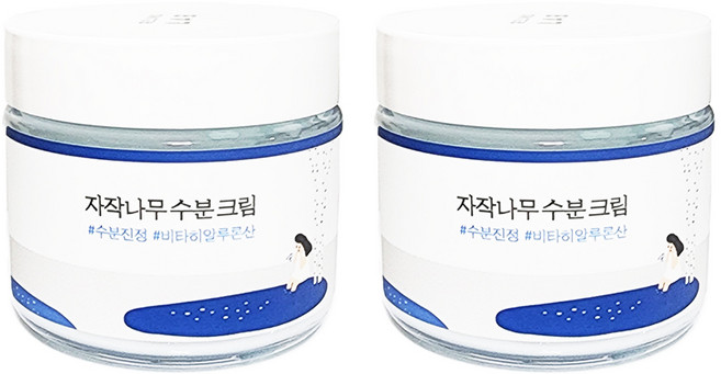 라운드랩 자작나무 수분 크림, 80ml, 2개