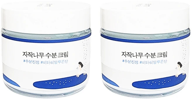 라운드랩 자작나무 수분 크림, 80ml, 2개 - 쿠팡