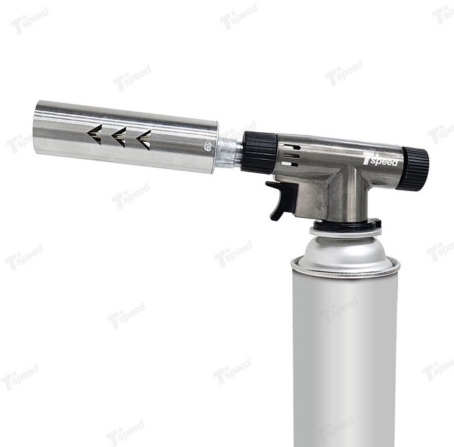 Tspeed 가스토치 캠핑 숯불 장작 모닥불, 1개, ST-2412(그레이)