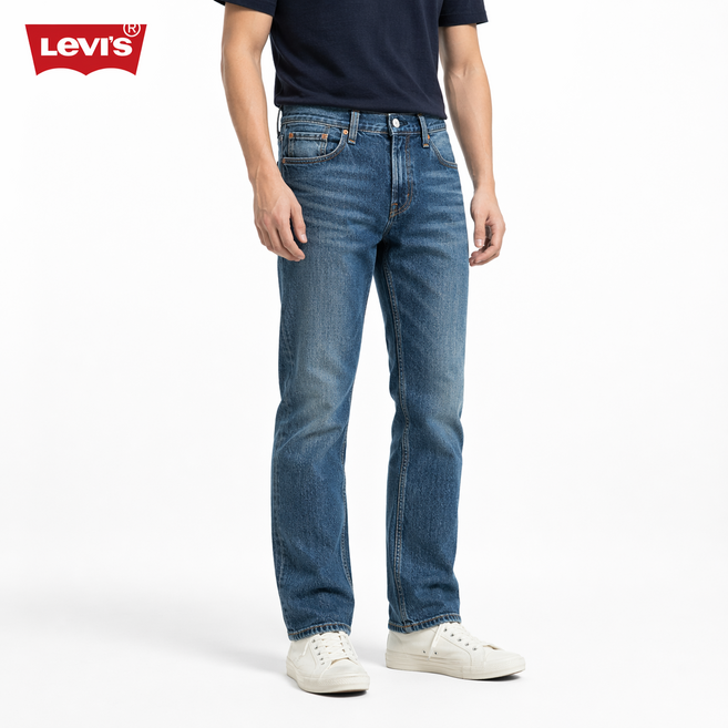리바이스 502 남자 청바지 테이퍼드핏 데님 기본 도레모드파우치