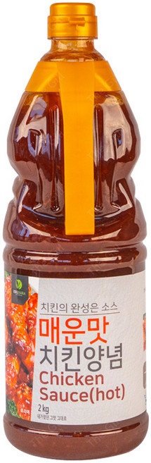 이슬나라 매운치킨소스 2kg 양념치킨 닭강정 매콤달콤