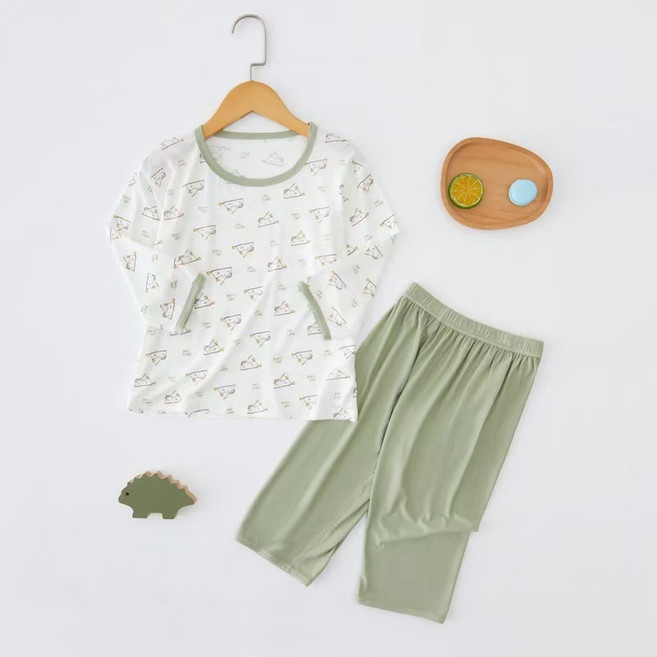 아동용 모달 실내복 텐셜 실내복 7부내의 상하세트