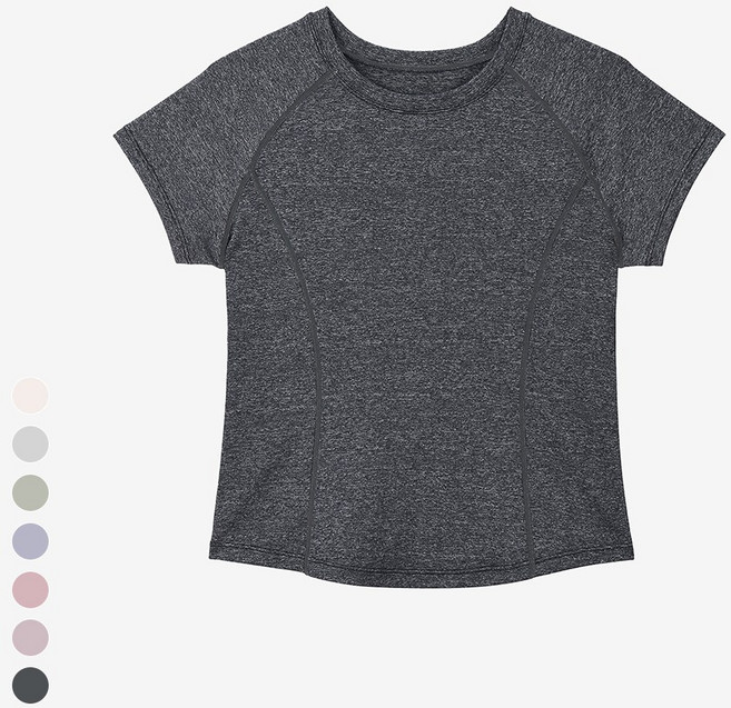 [콘치웨어] 액티브 스판 숏 슬리브 (7colors) 필라테스 요가