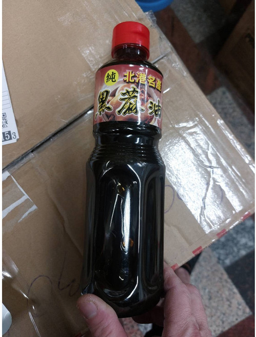 北港特級黑麻油 600mL, 1個