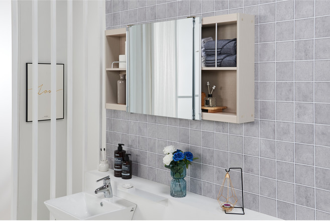 닥터바스 욕실 수납장 욕실장 슬라이드장 화장실 수건장, 5-1 댐핑 1200-600, 1개