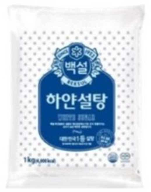 백설 하얀설탕, 1kg, 19개