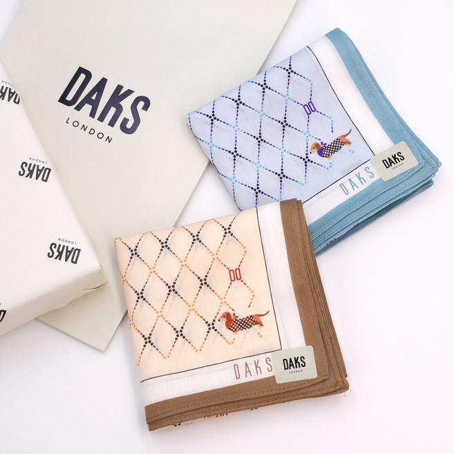 닥스 여성 손수건 세트 2종 고급 면100% 백화점정품 선물포장