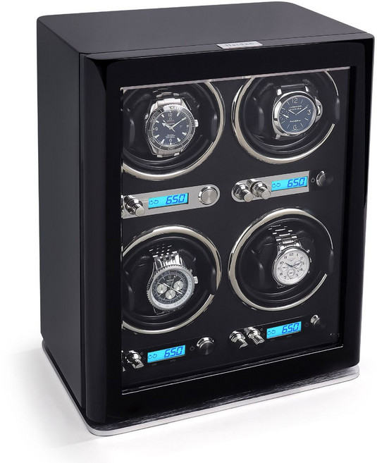 하이덴 노바 쿼드 와치와인더 HD025-Black 명품 시계 보관함 4구