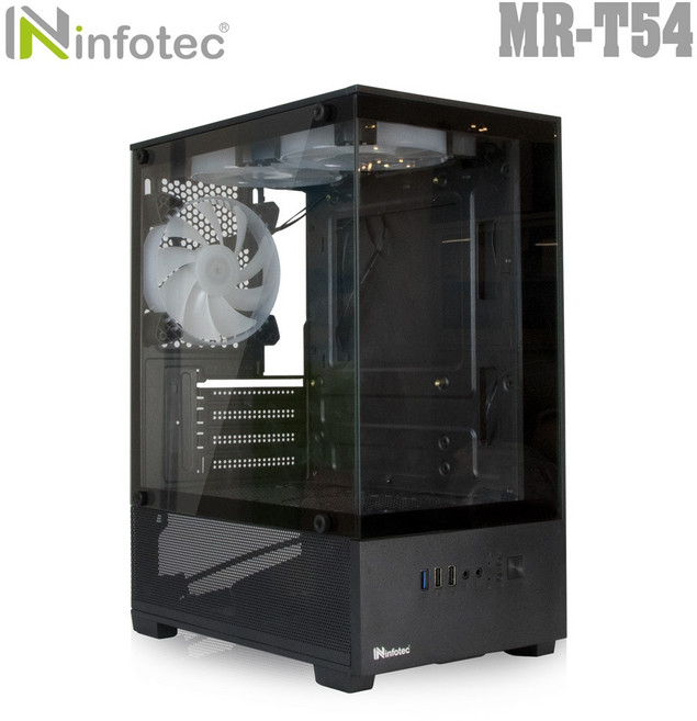 Infotec MR-T54 電腦機殼, 1個, T54(黑色)