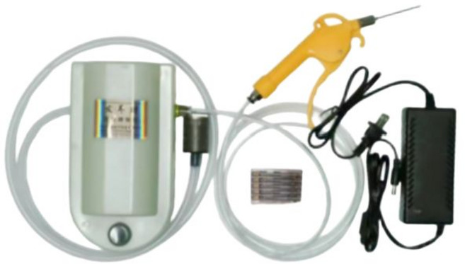 자동 고기 주사기 양념 염지 절임 도구 바늘 바베큐 염지기, 노랑(디럭스 단일), 1개