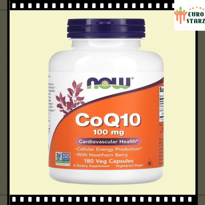 나우푸드 CoQ10 100mg 베지 캡슐 비건, 1개, 180정 - 쿠팡