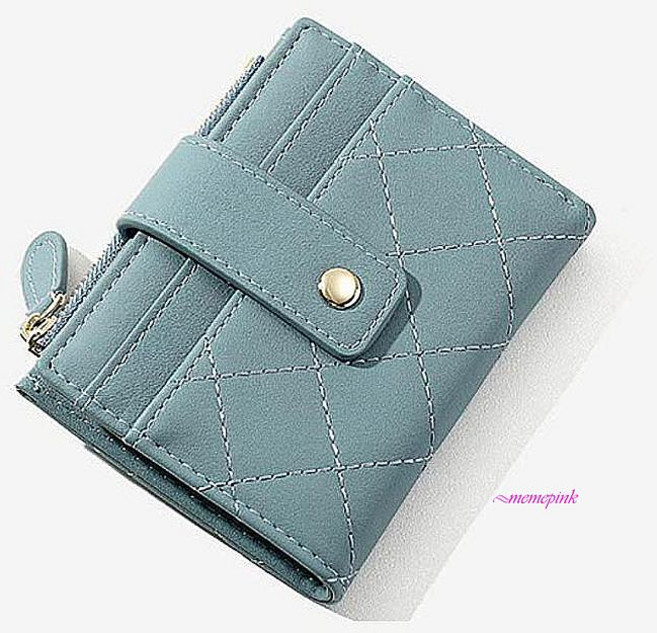 카드지갑 동전 명함 여성 명합 여자 여학생 퀼팅 지퍼 여중생 여고생wxy879