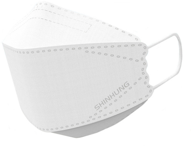 신흥 KF94 국내생산 보건 마스크 대형, 화이트, 1개, 24개입