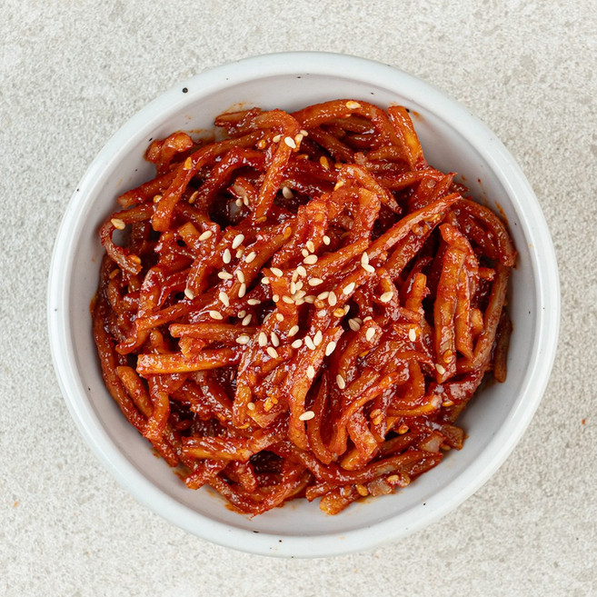 쫄깃하고 촉촉한 진미채무침 1팩 오징어실채 명엽채 오징어채, 1개, 400g