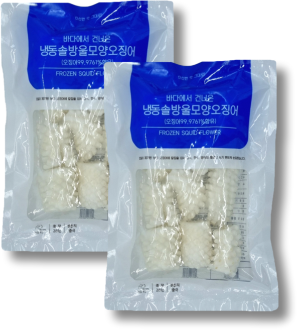 솔방울오징어 200gx2봉, 200g, 2개