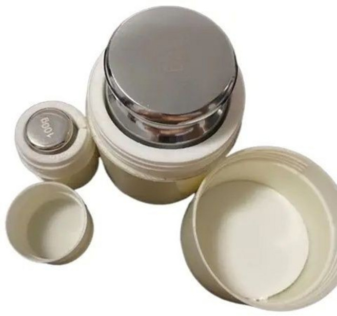 M1等級鋼鍍鉻校準砝碼, 1個, 200g帶盒子
