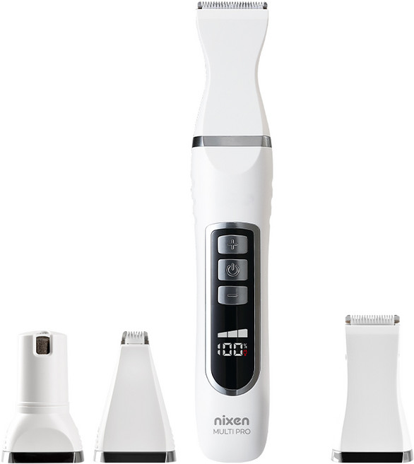 닉센 멀티프로 NX1200 애견 강아지 바리깡 이발기 미용기 탑컷 클리퍼, 화이트, 1개