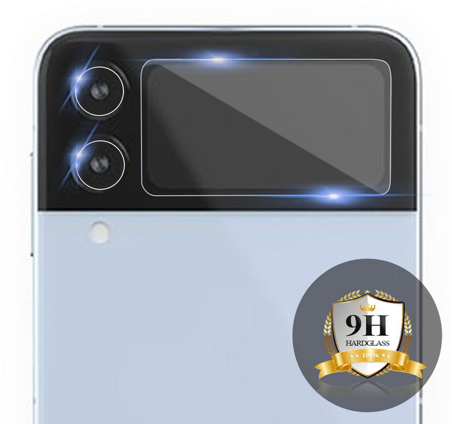 휴켓 갤럭시 Z플립4 외부 액정 강화유리 + 카메라강화유리 세트, 1개