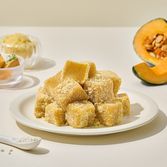 1+1 더바른떡 창억떡 카스테라호박인절미 600g + 600g 국내산, 2개