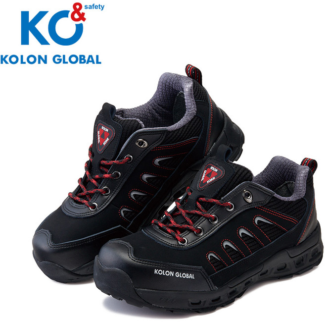코오롱글로벌 안전화 KG-460 와이드토캡 경량 메쉬 건설화 작업화