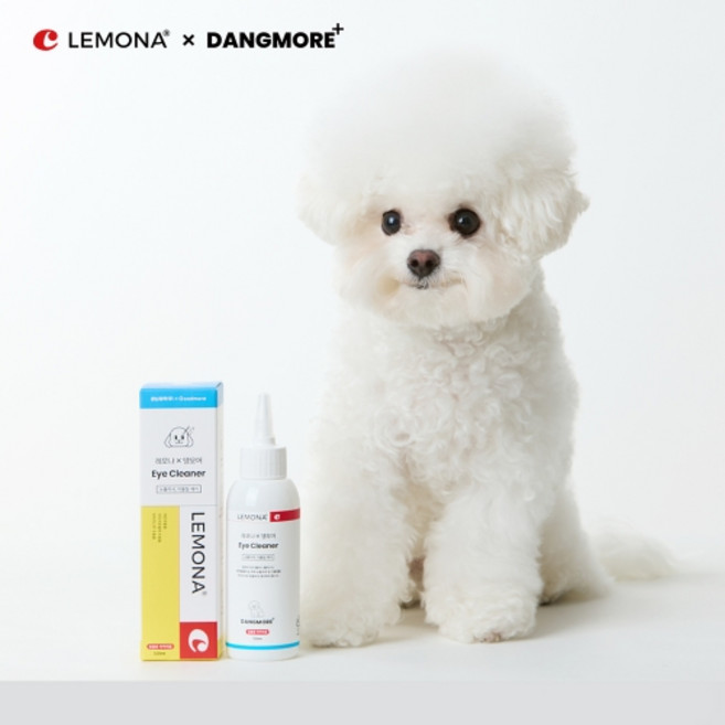레모나x댕모어 아이클리너 플러스 강아지 눈물자국 이물질 타이로신, 120ml, 1개