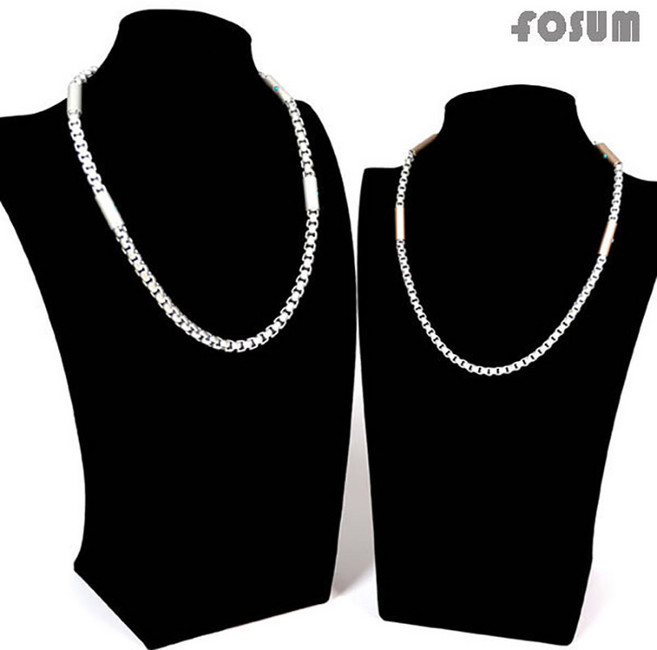 [포슘코리아] 혈터치 마그네슘 건강목걸이 남성 여성/스포츠목걸이/헬스/운동/야구/골프/기능성/부모님선물/피로회복, 남성 XL 60cm, 1개