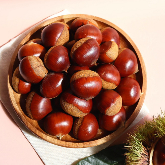 25년 햇 국산 부여 밤 (구워먹는 밤), 4kg, 1박스