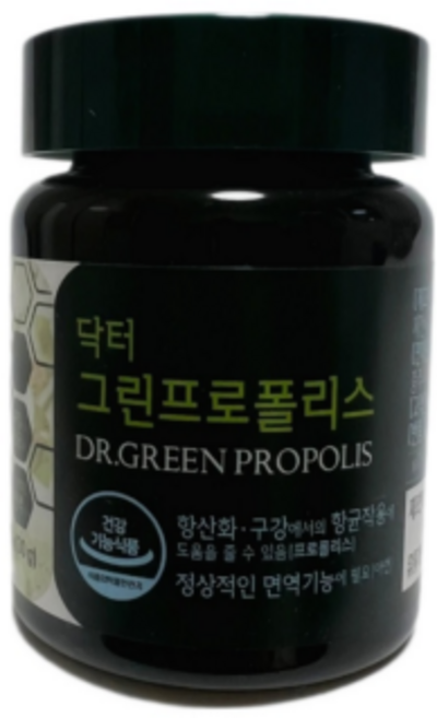 에이치엘사이언스 닥터그린프로폴리스 500mgx60캡슐/b, 60정, 1박스