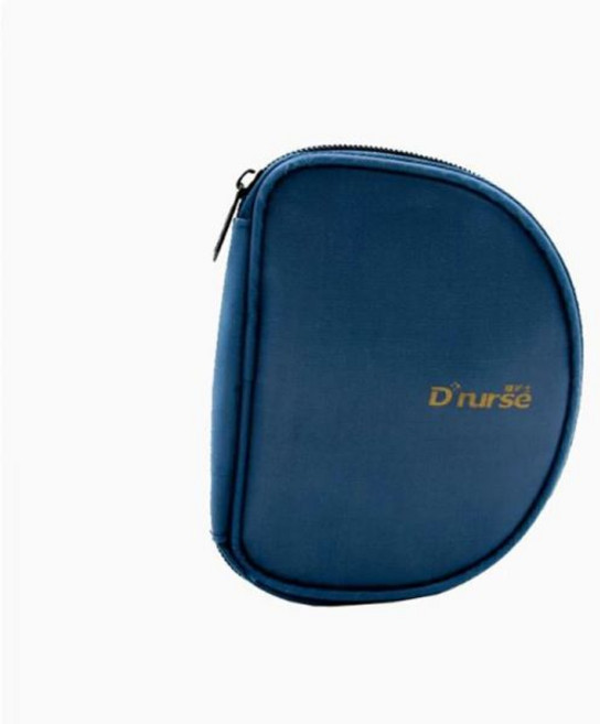 호환 혈당 측정기 보관 가방 멀티 구획 캔버스 가방, 1개