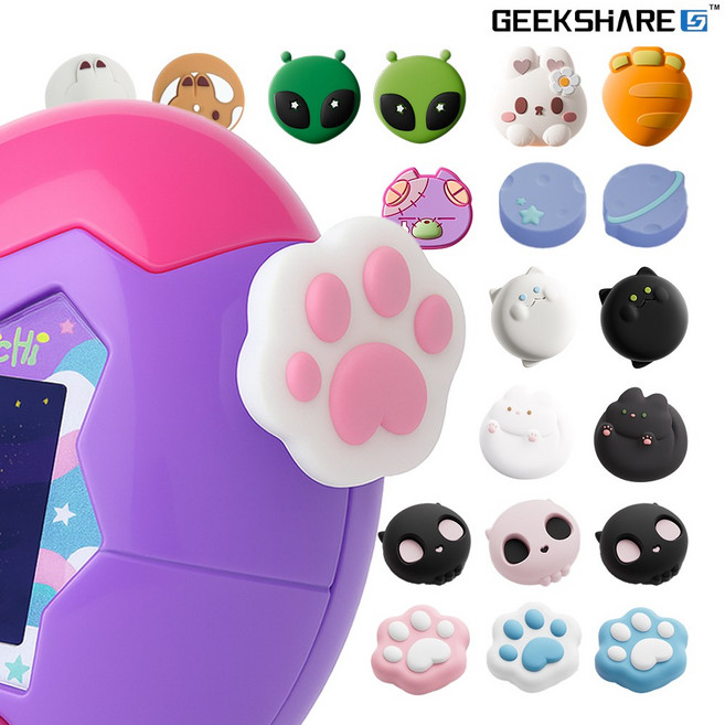 다마고치 파라다이스 케이스 다이얼 커버 긱쉐어 4P세트, 타코야끼