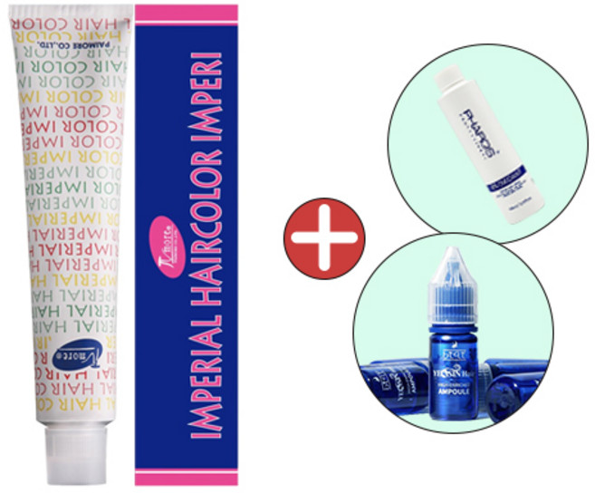 파이모아 임페리얼 헤어컬러크림 + 산화제 + 사은품증정, 1개, AS-9